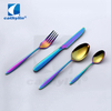 Eco-friendly Stainless Steel Colorful Flatware PVD Dinnerware Wedding