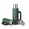 Portable Camping Travel Cup 1.2 L Double Wall Stainless Steel 304 Thermos Vacuum Flask with Handle