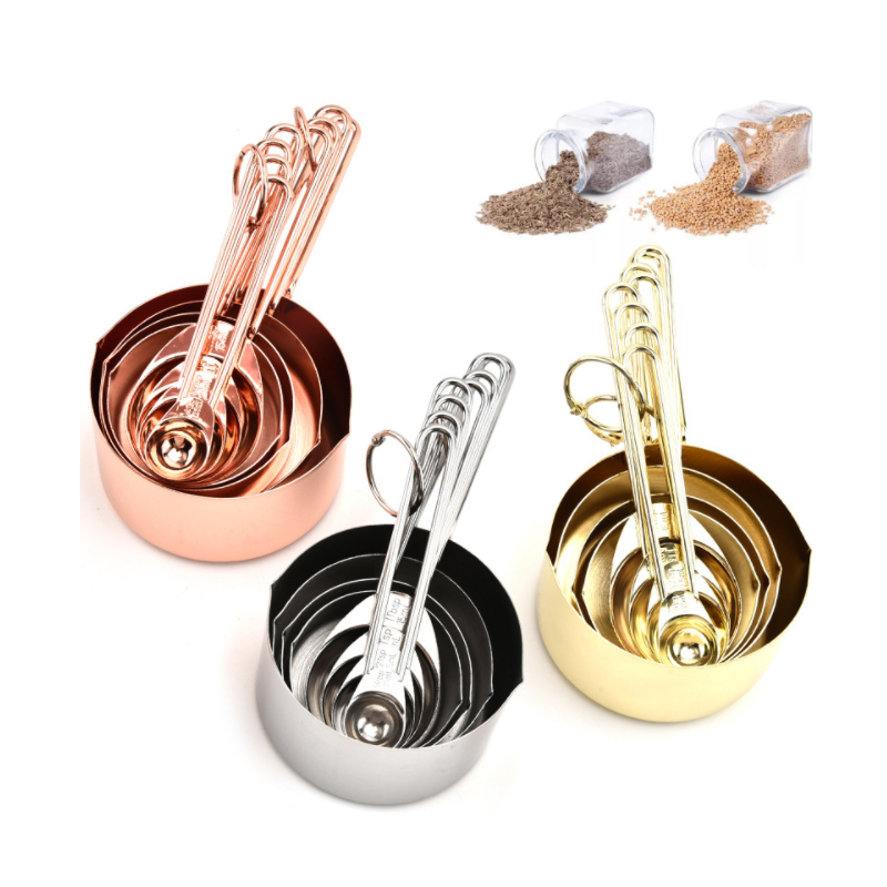 Bulk Stainless Steel Solid Scoop Measuring Cups And Spoons-cathylin Group