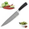 Modern Luxury 8 Inches Super Sharp Knives Stainless Steel Boning Damascus Pattern Printed Chef Knife for Kitchen