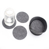 Wholesale Round Felt Coaster Set Multipurpose Heat Resistant Double Sided Coaster Non-slip Absorbent Drink Cup Mat