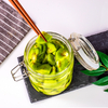 Small 100 Ml 8oz 500ml 1000ml Empty Round Kitchen Airtight Container 100ml Clear Glass Spice Jar Set with Metal Lid