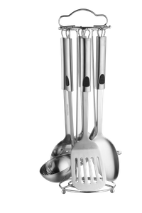 Cathylin New Arrival 7pcs Kitchenware Hollow Handle Cooking Tool Set Kitchen Accessories Gadget 18/0 Stainless Steel 1000 Sets
