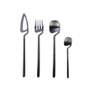 Fancy Stainless Steel 304 Rose Gold Knife Fork Spoon for Coffee Tea Dessert Steak