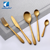 Cathylin 4-Pieces Hollow Handle Spoon Fork and Knife Stainless Steel Restaurant Cutlery