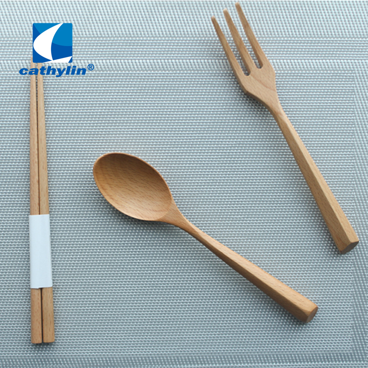 Wholesale Fork Spoon Chopsticks Flatware with Wooden Box Portable Travel