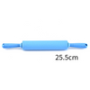 Non-stick 4 Size Blue Hygeian Durable Silicone Rubber Rolling Pin for Baking Dumplings Ravioli Dough