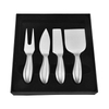 4 Pcs Butter Knife Stainless Steel Cutter Cheese Set with Hollow Handle
