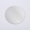 No Slip Round Shape Cup Mat 6 Piece Set Silver Stainless Steel Thermal Insulation Coaster for Drink Beverage