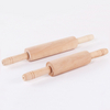 13 Or 15 Inch Wooden Baking Dough Roll Pin Beech Wood Rolling Pin With Antislip Handle
