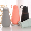 500 Ml Silicone Fitness Portable Drink Cup Travel Outdoor Sports Fold Up Folding Foldable Collapsible Water Bottle