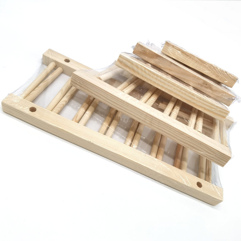 2022 Hot Selling Customize Kitchen Big Display Holder Organizer Expandable Adjustable Drainer Drying Wooden Dish Rack