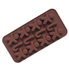 12 Cavities 3d Cute People Men Shape Biscuit Jelly Candy Silicone Mould Chocolate Mold for Sale