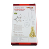 9 Pcs 3d Christmas Tree Star Shape Mold Metal Stainless Steel Cookie Cutter Set