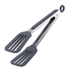 9 12 Inches Stainless Steel Food Tong Set with Silicon Coated
