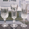 Transparent Drinking Crystal Vintage Embossed Goblet Clear Wine Glasses Cup