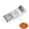 Stainless Steel 430# Baking Tool 3 5 7 Wheels Design Roller Pizza Dough Pastry Cutter