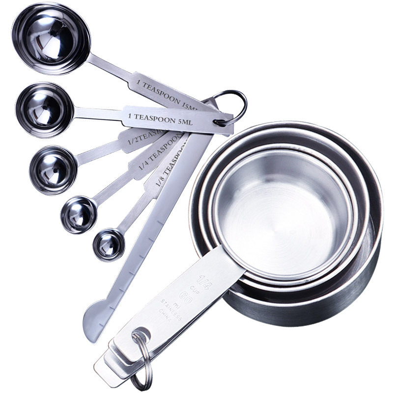 Wholesale Measuring Cups And Spoons Stainless Steel Scale Digital 6 Piece
