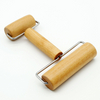 Double Head Wooden Small Mini Stainless Steel Beech Wood Rolling Pin for Baking Dough