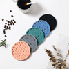 Floppy Disk 10cm Cup Mat Tables Pad 3d Embossed Circle Round Silicone Mold Drink Coaster for Tea