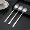 Korean 6 Pcs Metal Stainless Steel Coffee/tea Long Handle Spoon Set with Wedding Gift Box