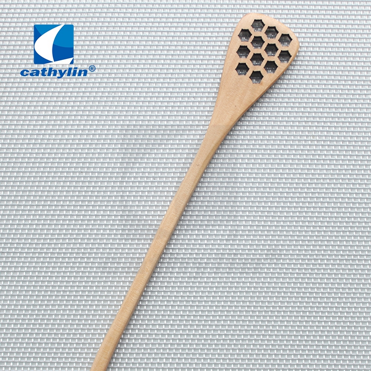 Novelty Natural Wooden Long Handle Honey Spoon For Sale