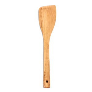 Bulk Cheap Natural Wooden Kitchen Cooking Utensil Painted Wood Serving Spoon Shovel with Long Handle