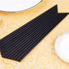 Oem food grade fancy custom logo printed recycled black fiberglass chopsticks safe