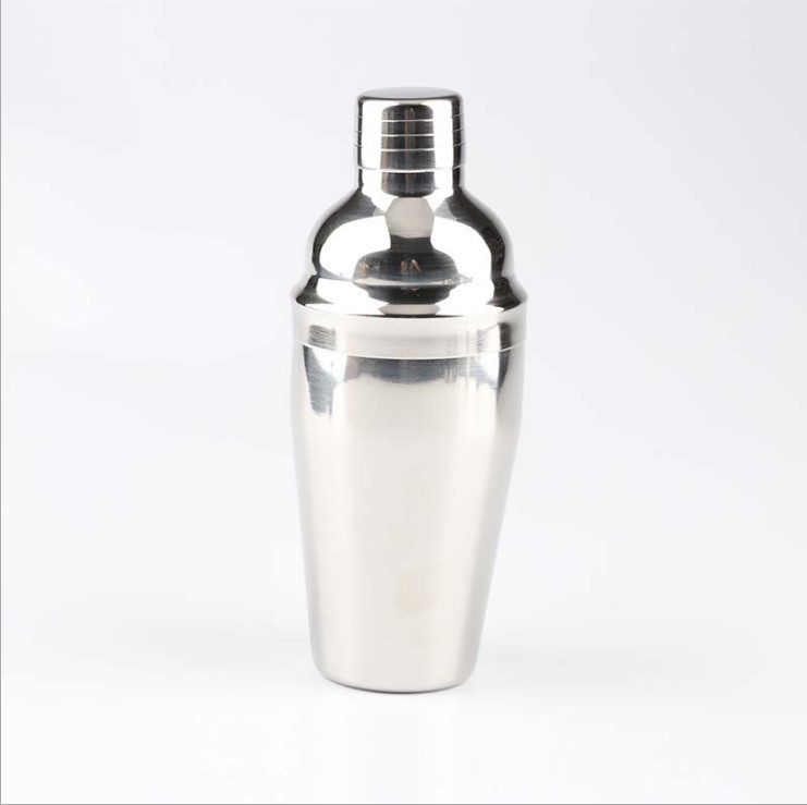 11 bartending kit silver color metal stainless steel cocktail shaker set with bamboo stand 360 