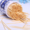 In Bulk Cheap Professional Stick Disposable Tooth Pick Bamboo Wooden Toothpicks with Wrapped Pp Can Holder