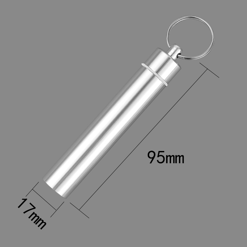 Portable Dispenser Pocket Small Size Metal Aluminum Alloy Tooth Pick Toothpicks Holder for Toothpicks