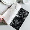 High Quality Imitation Marble Leather Placemats Non-slip Heat Resistant Placemats Luxury Wedding Party Placemats