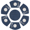 Wholesale Nordic Style Non-slip Placemat Double Sided Waterproof Placemats Heat-insulation Pvc Placemat for Dining Table