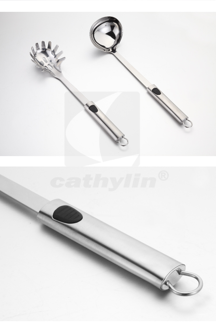 Cathylin New Arrival 7pcs Kitchenware Hollow Handle Cooking Tool Set Kitchen Accessories Gadget 18/0 Stainless Steel 1000 Sets