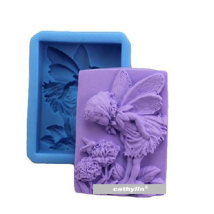 Handmade Flower Mould Silicone Wings Baby Fondant 3d Soap Mold