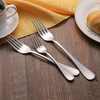 Restaurant Silver Flatware Set Dinner Spoons Forks Knife Stainless Steel Cutlery