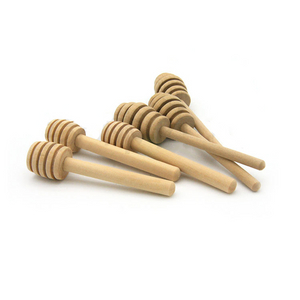 Dipper Stick Manual Filling Device Bamboo Wood Sugar Honey Spoon