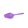 Black Plastic Large Polypropylene Draining Slotted Spoon Bar Ice Cube Shovel Nylon Strainer Scoop Colander Filter Hole Utensils
