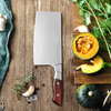 Chinese Durable High Quality End Cutting Cleaver Wide Blade Stainless Steel Kitchen Chef's Knife 8-inch with Diy Custom Handle