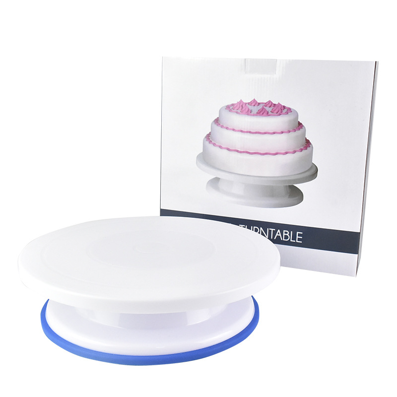 Cake Turntable 11In Rotating Revolving Stand Decorating Baking Tools For Cookies Cup