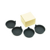 Bulk Round Non-slip Car Cup Holder Coasters Waterproof Heat Resistant Milk Coffee Cup Mats Reusable Silicone Coasters