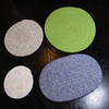 Wholesale Boho Hand Woven Placement Mats for Dining Table Non-slip Heat Resistant Table Mat Cotton Reusable Coaster