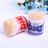 In Bulk Cheap Professional Stick Disposable Tooth Pick Bamboo Wooden Toothpicks with Wrapped Pp Can Holder