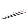 Wholesale reusable colored flower pattern plated alloy black chopsticks for sushi