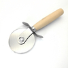 Wholesale Wood Stainless Steel Cheese Slicer Pizza Cutter with Wooden Handle