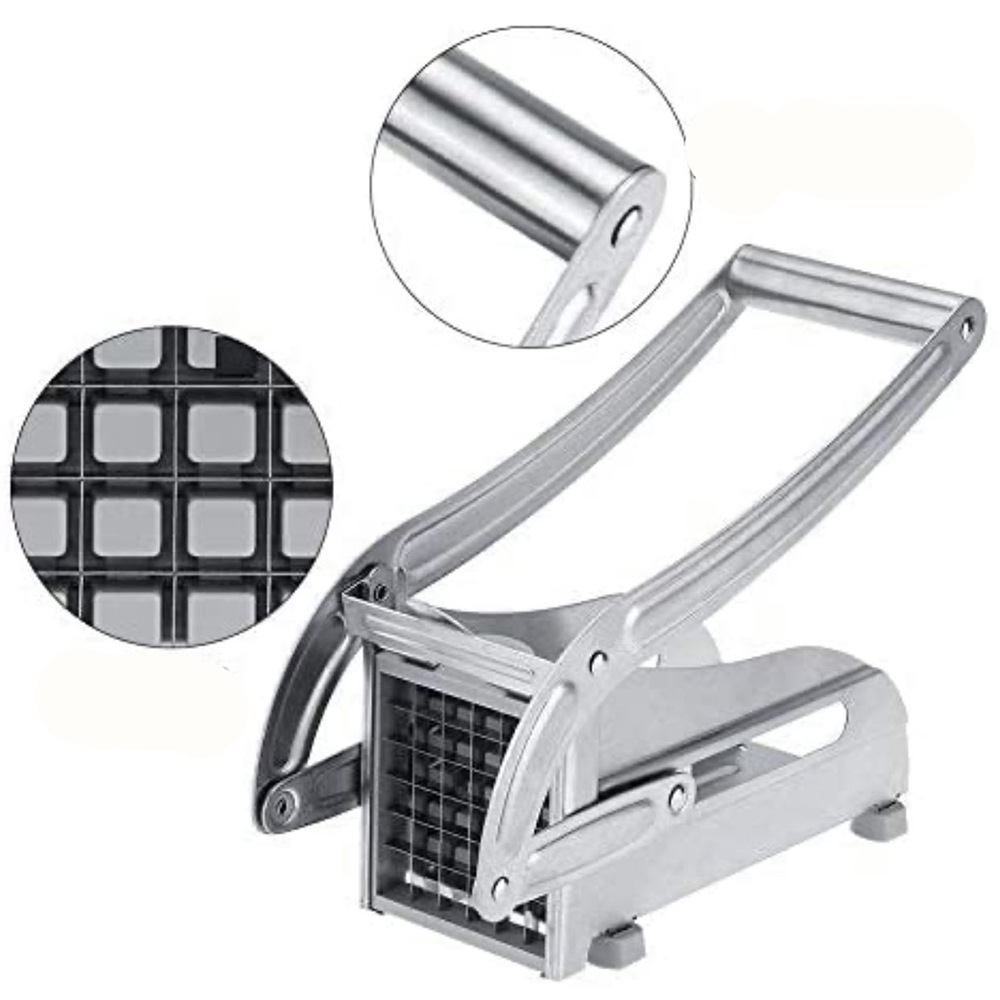 Stainless Steel Meat Chips Slicer Vegetable Slicer Kitchen Tools Manual Potato Cutter French Fries Cutter