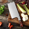 Chinese Durable High Quality End Cutting Cleaver Wide Blade Stainless Steel Kitchen Chef's Knife 8-inch with Diy Custom Handle