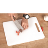 Multi Size Heavy Duty Plate Xxxl Large Pe White Plastic Chopping Cutting Board with Handle for Kitchen Dishwasher Safe