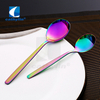Colorful PVD coating 18/10 stainless steel cutlery colored flatware sets 
