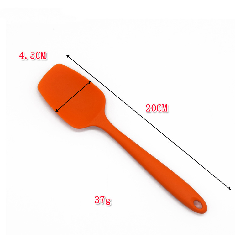 Heat Resistant Nonstick Silicon Rubber Scraper Silicone Kitchen Small Spatula Spoon Set